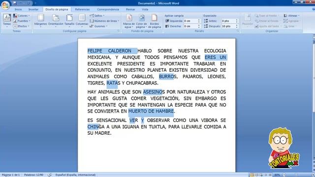 TontorialesMX - Felipe Calderon - Negritas en Word смотреть онлайн