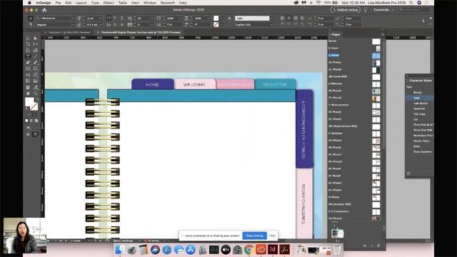 INDESIGN TUTORIAL: Absolute vs Relative Page Numbering & How to Edit the Fitness Digital Planner смотреть онлайн