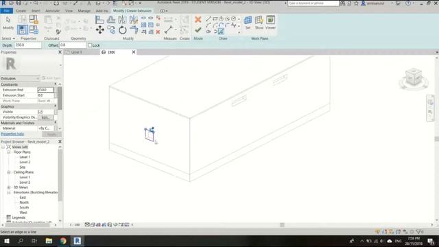 Part II Creating Inlet and Outlet Extension for CFD geometry in Revit 2019 смотреть онлайн