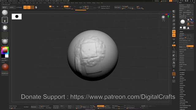 Part 2 ( Interface Fundamentals ) - Zbrush for beginners Tutorial Series смотреть онлайн