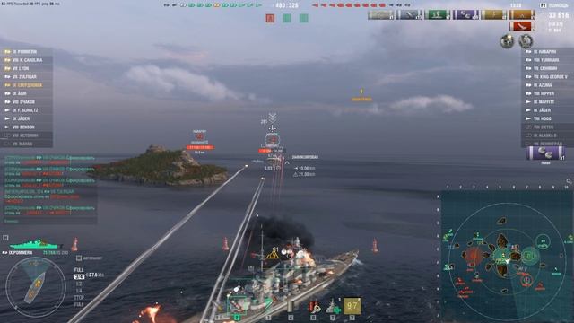 Pommern 6 фрагов и бодрый врыв