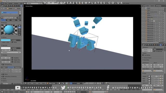 FREE Blender Intro Template #745 2017 смотреть онлайн