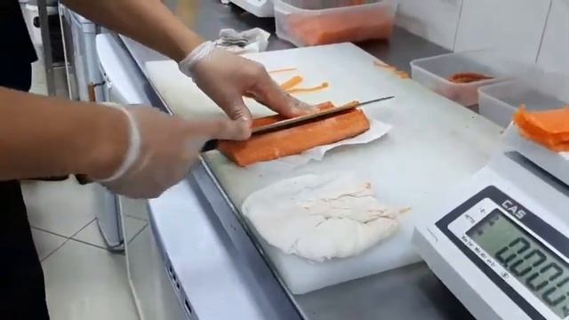 Ласось нарезка