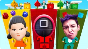 😏ЧАНК ТАНОСА vs КУКЛЫ vs СОЛДАТА В МАЙНКРАФТ! ШЕДИ ИГРА КАЛЬМАРА 2 ЧАНКИ MINECRAFT