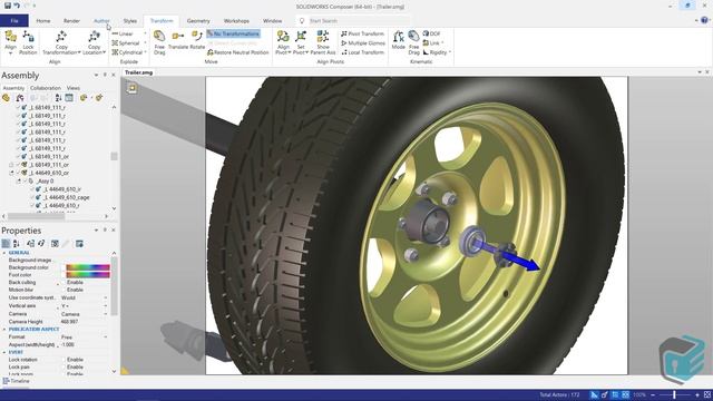 SOLIDWORKS Composer - Adding and Editing Arrows смотреть онлайн
