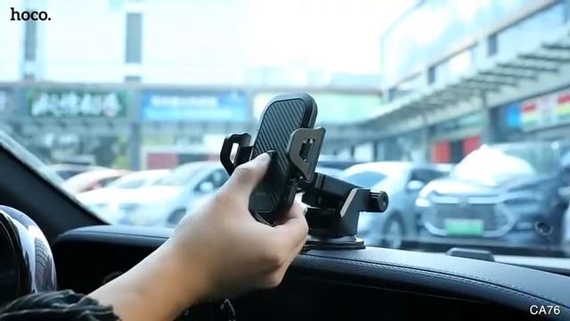 Kẹp điện thoại ô tô hít kính hoặc táp lô, kẹp Hoco CA76 cho ô tô xe hơi chắc bền - PhuKienMini.vn смотреть онлайн