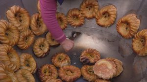Kənd Həyatı.  Traditional Winter Baking  Uzbek Bread in a Viking Kazan
