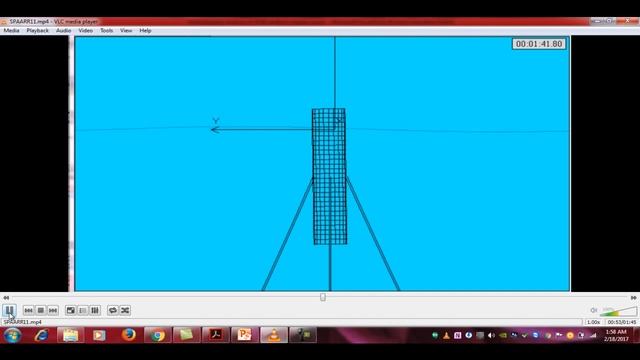 HYDRODYNAMIC ANALYSIS OF SPAR PLATFORM (TIME DOMAIN) IN ANSYS AQWA FOR REGULAR WAVES смотреть онлайн