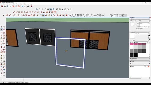 how to make a gate in sketchup | modern gate | sketchup смотреть онлайн