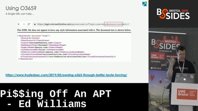 Pi$$ing Off An APT - Ed Williams смотреть онлайн