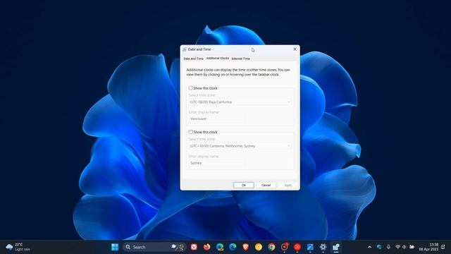 How to add Additional clocks for different time zones in Windows 10 and Windows 11 смотреть онлайн