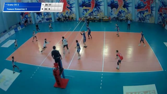 Есиль СК-2 - Ушкын-Кокшетау-2.Волейбол|Высшая лига|Мужчины|5 тур|Усть-Каменогорск смотреть онлайн