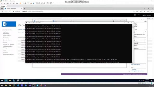 Sharepoint Post-Auth Deserialization RCE (CVE-2022-29108) смотреть онлайн