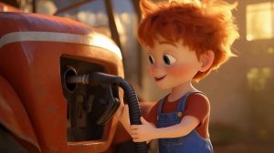 Leo, Dad, and the Little Tractor’s Bedtime ✨ | Cozy Farm Story for Kids