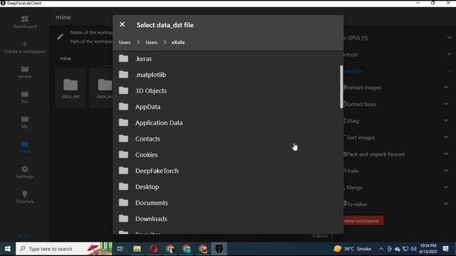 DeepFaceLab 2.0 Client Easiest And Fastest Way To Swap Faces And Make DFM File For DEEPFACE  LIVE
