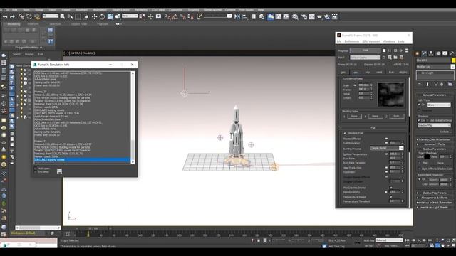 FUME FX Rocket Launching (3DS Max, Cinema 4D) смотреть онлайн