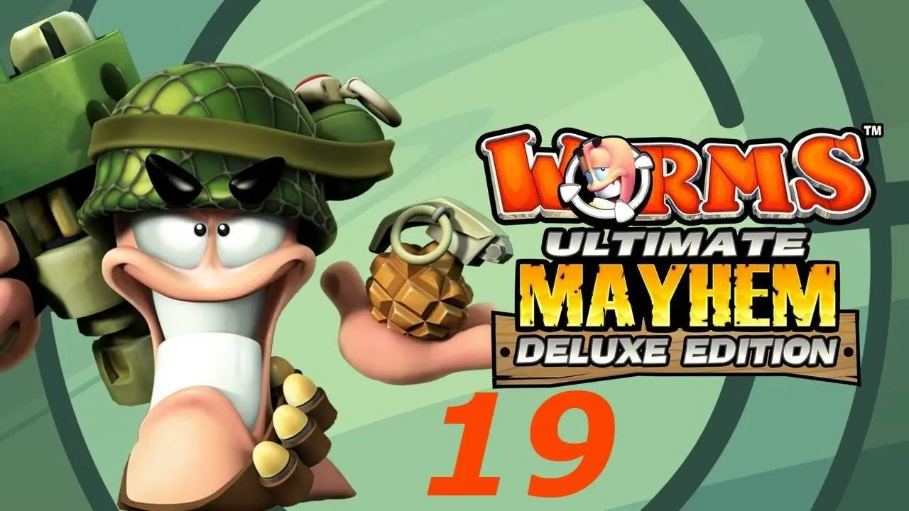 Прохождение Worms: Ultimate Mayhem #19 (Кладбище Призрачный холм)
