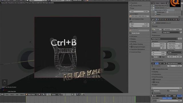 Blender 2.6 y 2.7 – Render Border смотреть онлайн