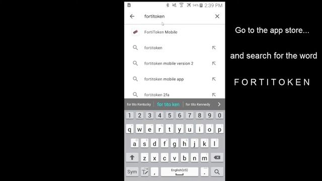 Fortitoken App Installation смотреть онлайн