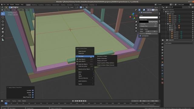 How to set pivot point (origin) to the center of an object in Blender 3D 2.8 Resolving problems смотреть онлайн