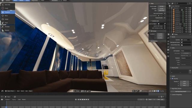 Blender 2.8 EEVEE scene demo + blend file download link 10 смотреть онлайн