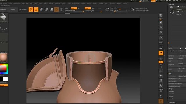[zbrush][캐릭터] [09강]문양 만들기_02(stroke,IMM) смотреть онлайн