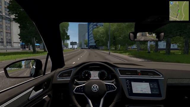 Volkswagen Tiguan TSI 1 62 R Line City Car Driving смотреть онлайн