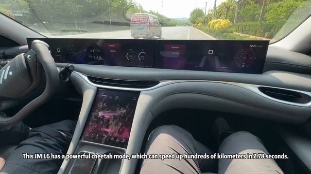 This IM L6 has a powerful cheetah mode, which can speed up hundreds of kilometers in 2.78 seconds. смотреть онлайн