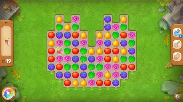Gardenscapes level 11 No Boosters - 25 Moves 🌱 Gameplay Walkthrough (Android, iOS) Playrix смотреть онлайн