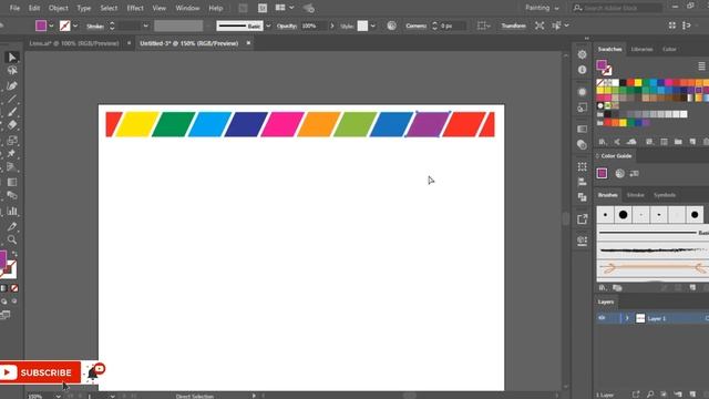 Illustrator colorful camera lens logo pattern brush trick tutorial смотреть онлайн