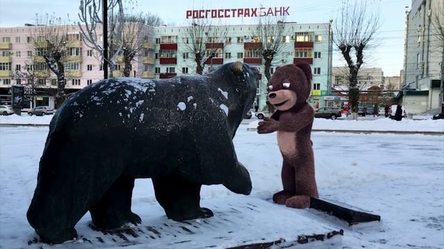 bear animation (blender 2.76 camera tracking test) смотреть онлайн