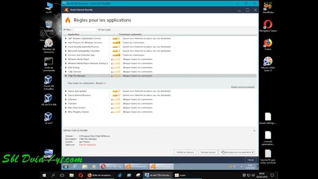 AVAST-AVG Internet Security 17.9/ utiliser régler configurer le parfeu/ tuto FR смотреть онлайн