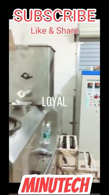 AUTOMATIC STAINLESS STEEL SMALL SCALE CHEAP PUFFED CORN SNACKS MACHINE #Shorts