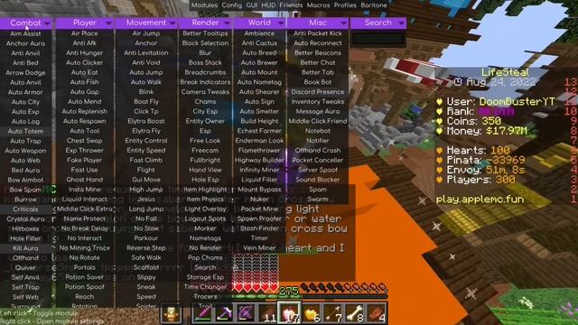 I Got BANNED FROM Apple mc Minecraft Server... смотреть онлайн