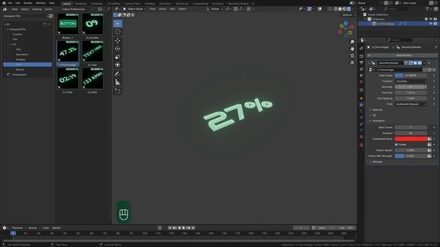 Holographic UI Elements Getting Started with Hologram FXs смотреть онлайн