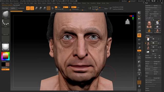 3D Scan to Unreal Engine series | Episode 20 | Sculpting eyebrows in Zbrush смотреть онлайн