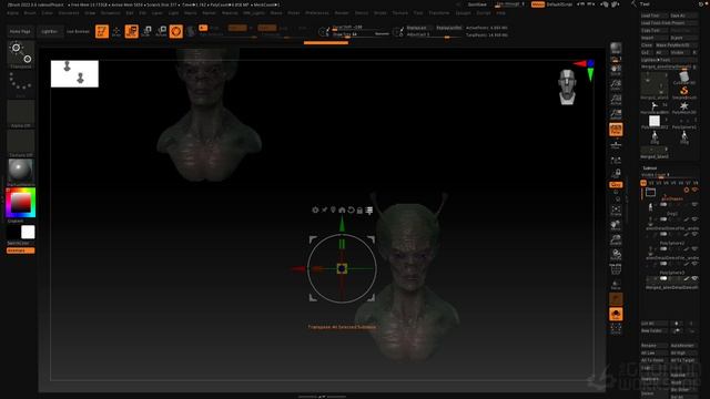 07. The ZBrush Subtool Menu (1) смотреть онлайн