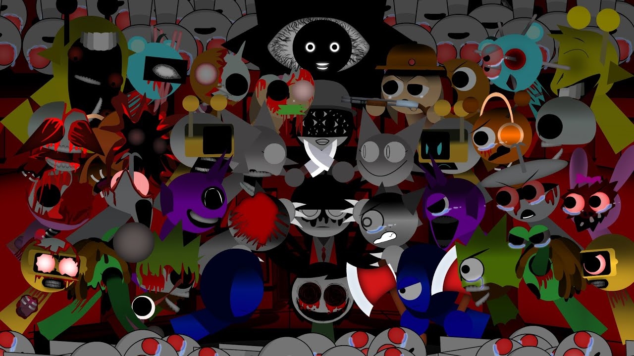 Анимация Спрунки - Страшный Дом Часть 2 (Sprinki Incredibox)