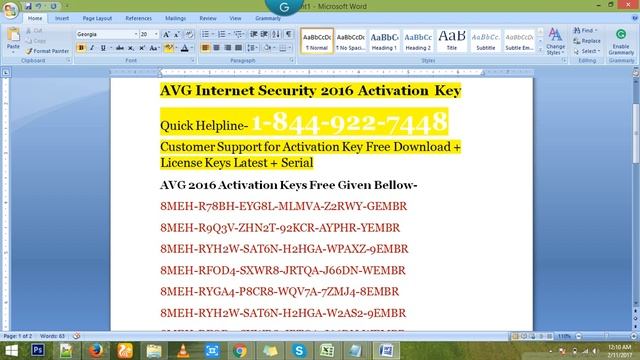 AVG Internet Security 2016 Activation Key 100% Working (Latest) смотреть онлайн