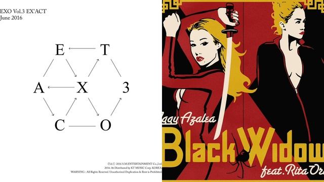 [Mashup] EXO / Iggy Azalea ft. Rita Ora - Monster / Black Widow смотреть онлайн