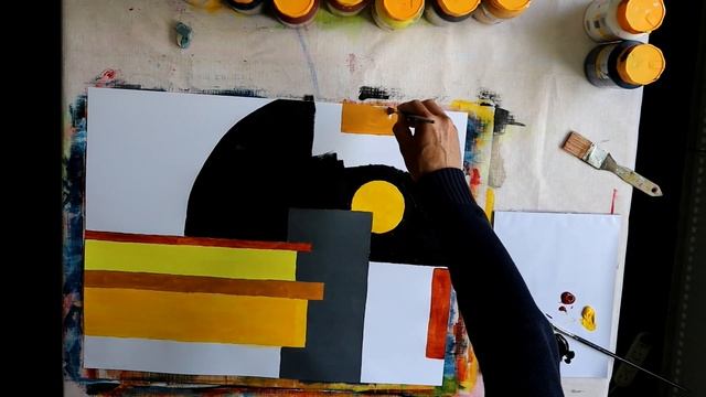 how to be original in art – brand color palette – hard edge abstract смотреть онлайн