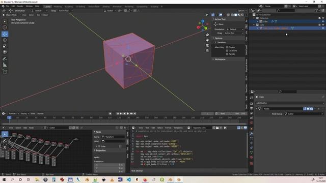 Geometry Nodes in Blender - Cell Fracturing attempt смотреть онлайн