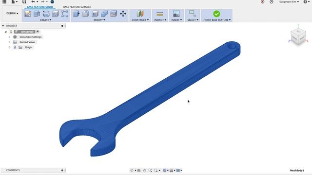 [Fusion360] Mesh에서 간단하게 Body로 전환하기 смотреть онлайн