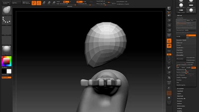 07 Zbrush Head смотреть онлайн