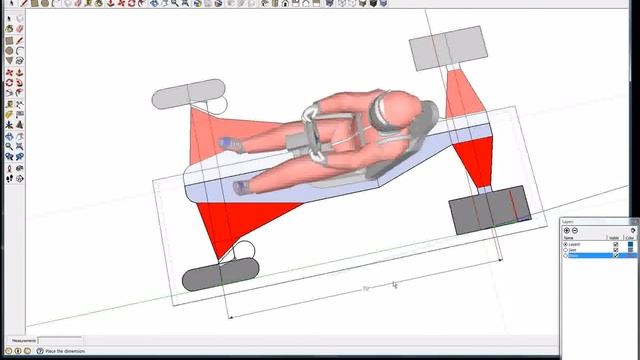 Buggy Google Sketchup 2D Layout Part 3 смотреть онлайн