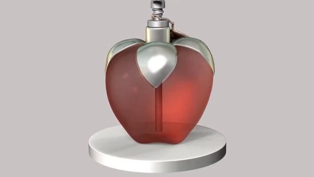 Turntable Zbrush Apple Bath Gel (empty and full) смотреть онлайн