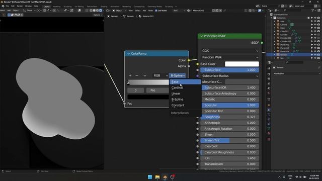 Blender Material Tutorial Subsurface Scattering | Procedural Texture смотреть онлайн