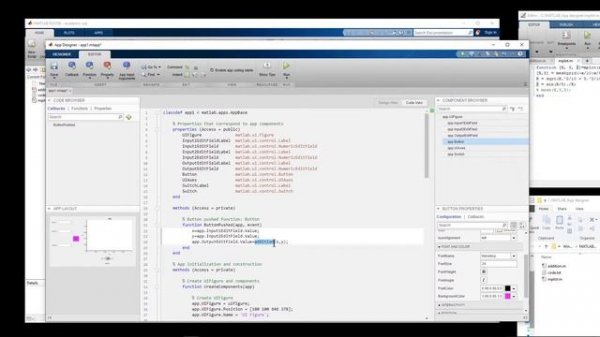 How to make an app using MATLAB app designer  ( graphical user interface GUI )