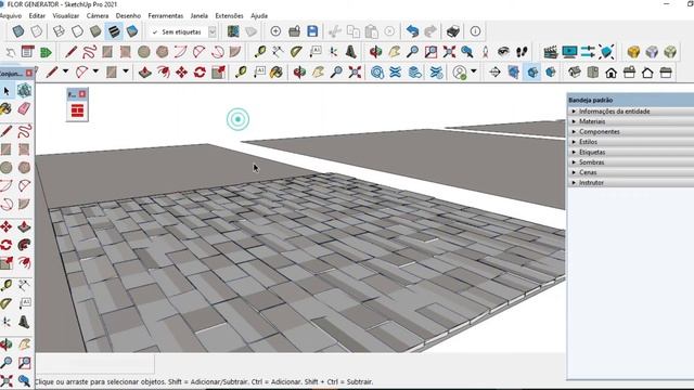 Criando piso no Sketchup de forma rápida | Floor generator смотреть онлайн
