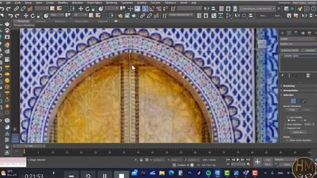 Convert Image To 3d Object 3ds In Max .Turn Image In To 3d Model In 3d Max 2023 #3max #hm3d#texture